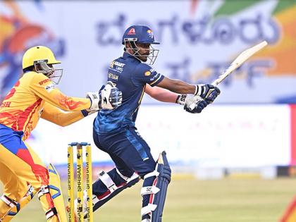 Maharaja Trophy: Bengaluru Blasters snap Mangaluru Dragons' undefeated run as Chethan shines in three-wicket win | Maharaja Trophy: Bengaluru Blasters snap Mangaluru Dragons' undefeated run as Chethan shines in three-wicket win