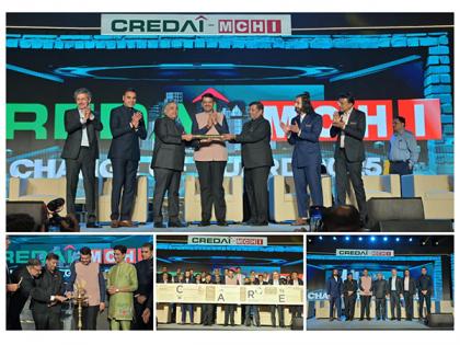 CREDAI-MCHI appoints Mr. Sukhraj Nahar as 18th President in the Change of Guard Ceremony graced by Maharashtra CM Devendra Fadnavis | CREDAI-MCHI appoints Mr. Sukhraj Nahar as 18th President in the Change of Guard Ceremony graced by Maharashtra CM Devendra Fadnavis
