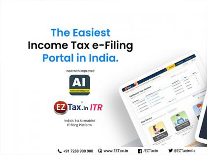 EZTax's AI-Driven Self-Service ITR Portal Redefines Indian Tax Filing Experience | EZTax's AI-Driven Self-Service ITR Portal Redefines Indian Tax Filing Experience EZTax's AI-Driven Self-Service ITR Portal Redefines Indian Tax Filing Experience | EZTax's AI-Driven Self-Service ITR Portal Redefines Indian Tax Filing Experience