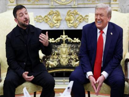 "You look fabulous in that suit": Pro-Trump reporter to Ukrainian President Zelenskyy who previously criticised him | "You look fabulous in that suit": Pro-Trump reporter to Ukrainian President Zelenskyy who previously criticised him "You look fabulous in that suit": Pro-Trump reporter to Ukrainian President Zelenskyy who previously criticised him | "You look fabulous in that suit": Pro-Trump reporter to Ukrainian President Zelenskyy who previously criticised him