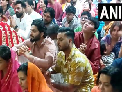 Cricketer Nitish Rana offers prayers at Shri Mahakaleshwar Jyotirlinga Temple in Ujjain | Cricketer Nitish Rana offers prayers at Shri Mahakaleshwar Jyotirlinga Temple in Ujjain
