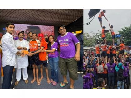 Breaking Barriers, Not Just Handis: Adharica Foundation's Visually Impaired (Blind) Dahi Handi Pathak Shines & wins Mumbai's Heart | Breaking Barriers, Not Just Handis: Adharica Foundation's Visually Impaired (Blind) Dahi Handi Pathak Shines & wins Mumbai's Heart