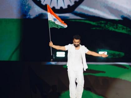 Rockstar DSP Lights Up New York: From Empire State to Times Square with Har Ghar Tiranga and Srivalli | Rockstar DSP Lights Up New York: From Empire State to Times Square with Har Ghar Tiranga and Srivalli