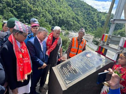 Nepal's longest modular bridge, built with Indian assistance inaugurated in Panchthar | Nepal's longest modular bridge, built with Indian assistance inaugurated in Panchthar