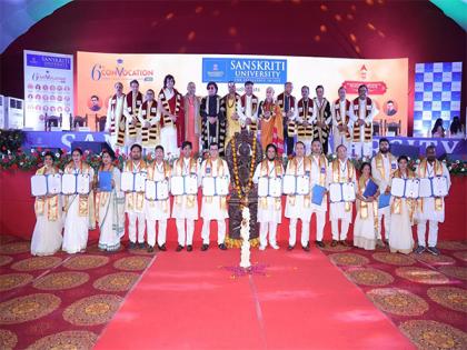 Sanskriti University Hosts Grand Sixth Convocation; 2045 Students Awarded Degrees | Sanskriti University Hosts Grand Sixth Convocation; 2045 Students Awarded Degrees Sanskriti University Hosts Grand Sixth Convocation; 2045 Students Awarded Degrees | Sanskriti University Hosts Grand Sixth Convocation; 2045 Students Awarded Degrees