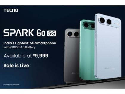 'Double Up' Your Expectation - TECNO Spark Go 5G Sale Starts August 21, Priced INR 9,999 | 'Double Up' Your Expectation - TECNO Spark Go 5G Sale Starts August 21, Priced INR 9,999