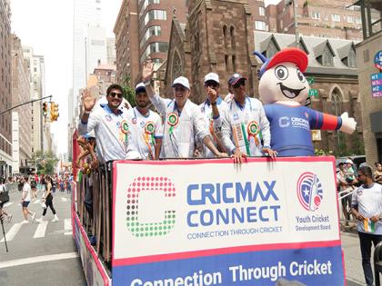 Cricmax Connect, Rashmika Mandanna, and Vijay Deverakonda Bring Youth Cricket to the Madison Avenue India Day Parade | Cricmax Connect, Rashmika Mandanna, and Vijay Deverakonda Bring Youth Cricket to the Madison Avenue India Day Parade