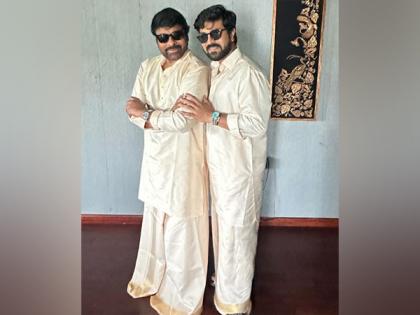 Ram Charan drops sweetest birthday wish for his "hero, inspiration" Chiranjeevi; check | Ram Charan drops sweetest birthday wish for his "hero, inspiration" Chiranjeevi; check