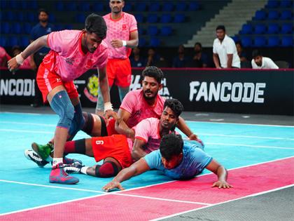 Yuva Andhra Championship 2025: Knights, Crushers, Commandos seal Super 4 spots | Yuva Andhra Championship 2025: Knights, Crushers, Commandos seal Super 4 spots Yuva Andhra Championship 2025: Knights, Crushers, Commandos seal Super 4 spots | Yuva Andhra Championship 2025: Knights, Crushers, Commandos seal Super 4 spots