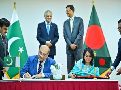 Pakistan, Bangladesh sign six agreements to boost trade, diplomacy, cultural ties | Pakistan, Bangladesh sign six agreements to boost trade, diplomacy, cultural ties Pakistan, Bangladesh sign six agreements to boost trade, diplomacy, cultural ties | Pakistan, Bangladesh sign six agreements to boost trade, diplomacy, cultural ties