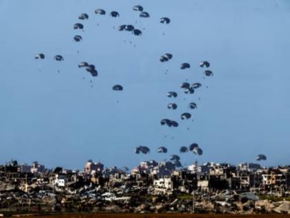 Israel conducts aid airdrop in Gaza with Jordan, UAE, Germany, and Indonesia | Israel conducts aid airdrop in Gaza with Jordan, UAE, Germany, and Indonesia
