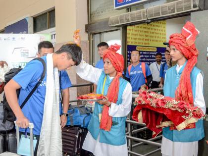 Chinese Taipei, Bangladesh hockey teams arrive in Rajgir for Men's Asia Cup 2025 | Chinese Taipei, Bangladesh hockey teams arrive in Rajgir for Men's Asia Cup 2025 Chinese Taipei, Bangladesh hockey teams arrive in Rajgir for Men's Asia Cup 2025 | Chinese Taipei, Bangladesh hockey teams arrive in Rajgir for Men's Asia Cup 2025