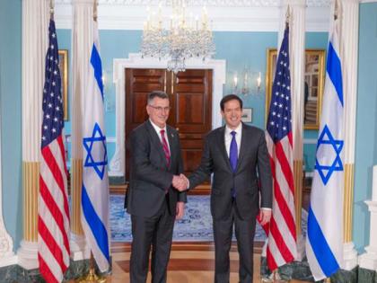 US Secretary of State Marco Rubio meets Israeli FM Gidon Saar, reaffirms 'vital' bilateral cooperation | US Secretary of State Marco Rubio meets Israeli FM Gidon Saar, reaffirms 'vital' bilateral cooperation US Secretary of State Marco Rubio meets Israeli FM Gidon Saar, reaffirms 'vital' bilateral cooperation | US Secretary of State Marco Rubio meets Israeli FM Gidon Saar, reaffirms 'vital' bilateral cooperation