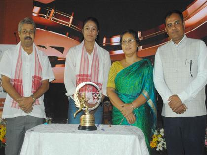 Assam Olympic Association unveils Bhogeswar Baruah National Sports Award Trophy | Assam Olympic Association unveils Bhogeswar Baruah National Sports Award Trophy Assam Olympic Association unveils Bhogeswar Baruah National Sports Award Trophy | Assam Olympic Association unveils Bhogeswar Baruah National Sports Award Trophy