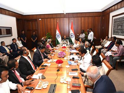 Lok Sabha speaker Om Birla meets Sri Lankan parliamentary delegation | Lok Sabha speaker Om Birla meets Sri Lankan parliamentary delegation Lok Sabha speaker Om Birla meets Sri Lankan parliamentary delegation | Lok Sabha speaker Om Birla meets Sri Lankan parliamentary delegation