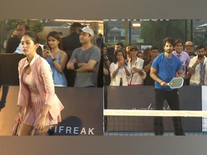 Shahid Kapoor and Mira Rajput show off their sporty side in fun pickleball faceoff | Shahid Kapoor and Mira Rajput show off their sporty side in fun pickleball faceoff Shahid Kapoor and Mira Rajput show off their sporty side in fun pickleball faceoff | Shahid Kapoor and Mira Rajput show off their sporty side in fun pickleball faceoff