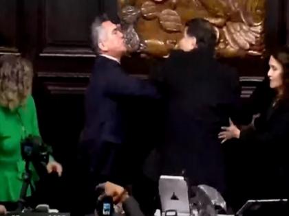 Brawl in Mexican Senate after debate on US military intervention | Brawl in Mexican Senate after debate on US military intervention