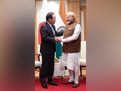PM Modi holds talks with Japan Parliament Speaker on India-Japan ties | PM Modi holds talks with Japan Parliament Speaker on India-Japan ties