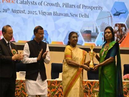 President Murmu honours former UBI CEO Manimekhalai with SCOPE Eminence Award for outstanding women leadership | President Murmu honours former UBI CEO Manimekhalai with SCOPE Eminence Award for outstanding women leadership