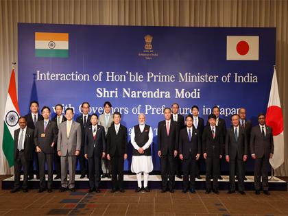 PM Modi meets Japan's Governors of 16 prefectures, highlights areas of collaboration | PM Modi meets Japan's Governors of 16 prefectures, highlights areas of collaboration PM Modi meets Japan's Governors of 16 prefectures, highlights areas of collaboration | PM Modi meets Japan's Governors of 16 prefectures, highlights areas of collaboration