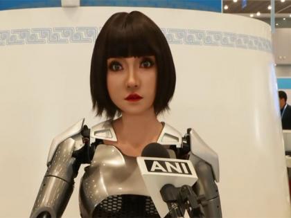 Tianjin: Humanoid AI robot Xiao He to assist media personnel at SCO Summit | Tianjin: Humanoid AI robot Xiao He to assist media personnel at SCO Summit Tianjin: Humanoid AI robot Xiao He to assist media personnel at SCO Summit | Tianjin: Humanoid AI robot Xiao He to assist media personnel at SCO Summit