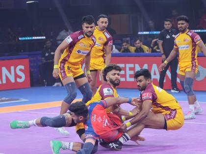 PKL Season 12: Sumit, Gagan Gowda shine as UP Yoddhas take down Telugu Titans 40-35 in Vizag | PKL Season 12: Sumit, Gagan Gowda shine as UP Yoddhas take down Telugu Titans 40-35 in Vizag PKL Season 12: Sumit, Gagan Gowda shine as UP Yoddhas take down Telugu Titans 40-35 in Vizag | PKL Season 12: Sumit, Gagan Gowda shine as UP Yoddhas take down Telugu Titans 40-35 in Vizag