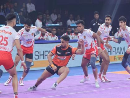 PKL Season 12: Second tie-breaker in two days sees U Mumba clinch thriller, edge Gujarat Giants 6-5 | PKL Season 12: Second tie-breaker in two days sees U Mumba clinch thriller, edge Gujarat Giants 6-5 PKL Season 12: Second tie-breaker in two days sees U Mumba clinch thriller, edge Gujarat Giants 6-5 | PKL Season 12: Second tie-breaker in two days sees U Mumba clinch thriller, edge Gujarat Giants 6-5