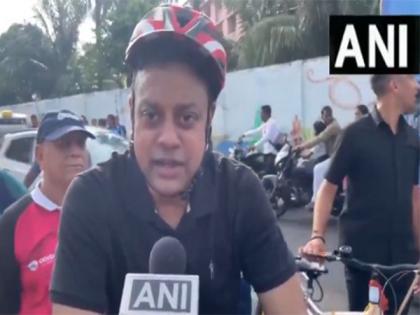 Sambit Patra participates in cyclothon, promotes Sundays on Cycle | Sambit Patra participates in cyclothon, promotes Sundays on Cycle Sambit Patra participates in cyclothon, promotes Sundays on Cycle | Sambit Patra participates in cyclothon, promotes Sundays on Cycle