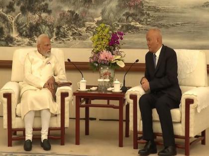 Tianjin: PM Modi holds talks with Chinese Communist Party Secretariat top leader Cai Qi | Tianjin: PM Modi holds talks with Chinese Communist Party Secretariat top leader Cai Qi