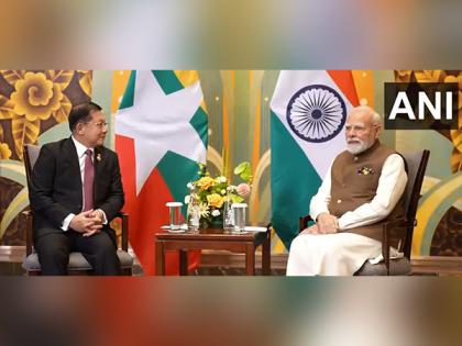 Tianjin: PM Modi holds bilateral meeting with Myanmar acting President Gen Min Aung Hlaing on SCO sidelines | Tianjin: PM Modi holds bilateral meeting with Myanmar acting President Gen Min Aung Hlaing on SCO sidelines Tianjin: PM Modi holds bilateral meeting with Myanmar acting President Gen Min Aung Hlaing on SCO sidelines | Tianjin: PM Modi holds bilateral meeting with Myanmar acting President Gen Min Aung Hlaing on SCO sidelines