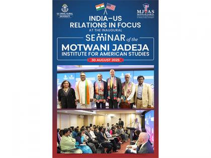 India-US Relations in Focus at the Inaugural Seminar of Motwani Jadeja Institute for American Studies | India-US Relations in Focus at the Inaugural Seminar of Motwani Jadeja Institute for American Studies