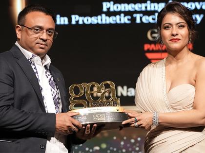 Nagender Parashar Honoured for Pioneering Innovation in Prosthetic Technology at Global Excellence Awards 2025 by Brand Empower with Kajol Devgan | Nagender Parashar Honoured for Pioneering Innovation in Prosthetic Technology at Global Excellence Awards 2025 by Brand Empower with Kajol Devgan Nagender Parashar Honoured for Pioneering Innovation in Prosthetic Technology at Global Excellence Awards 2025 by Brand Empower with Kajol Devgan | Nagender Parashar Honoured for Pioneering Innovation in Prosthetic Technology at Global Excellence Awards 2025 by Brand Empower with Kajol Devgan