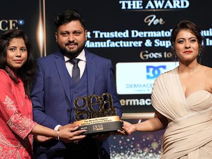 Dermacell Pvt. Ltd. Honoured as Most Trusted Dermatology Equipment Manufacturer & Supplier in India at GEA 2025 by Brand Empower with Kajol Devgan | Dermacell Pvt. Ltd. Honoured as Most Trusted Dermatology Equipment Manufacturer & Supplier in India at GEA 2025 by Brand Empower with Kajol Devgan Dermacell Pvt. Ltd. Honoured as Most Trusted Dermatology Equipment Manufacturer & Supplier in India at GEA 2025 by Brand Empower with Kajol Devgan | Dermacell Pvt. Ltd. Honoured as Most Trusted Dermatology Equipment Manufacturer & Supplier in India at GEA 2025 by Brand Empower with Kajol Devgan