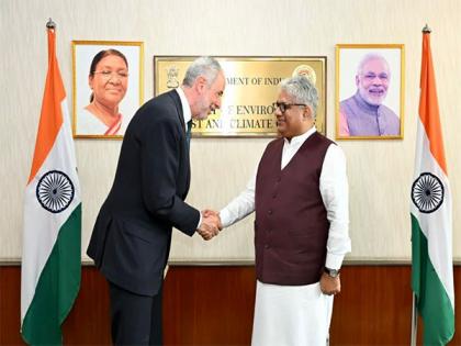 MP Bhupender Yadav holds talks with COP30 President Designate Ambassador on climate change | MP Bhupender Yadav holds talks with COP30 President Designate Ambassador on climate change