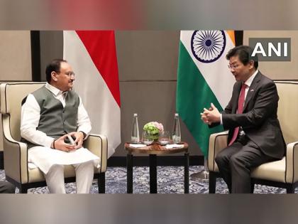 JP Nadda meets Singapore PM Lawrence Wong in Delhi | JP Nadda meets Singapore PM Lawrence Wong in Delhi JP Nadda meets Singapore PM Lawrence Wong in Delhi | JP Nadda meets Singapore PM Lawrence Wong in Delhi