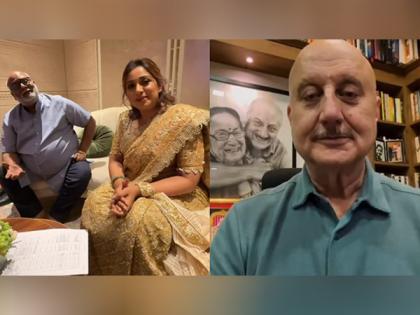 Anupam Kher calls meeting with Shreya Ghoshal, MM Keeravaani a "magical encounter" | Anupam Kher calls meeting with Shreya Ghoshal, MM Keeravaani a "magical encounter" Anupam Kher calls meeting with Shreya Ghoshal, MM Keeravaani a "magical encounter" | Anupam Kher calls meeting with Shreya Ghoshal, MM Keeravaani a "magical encounter"