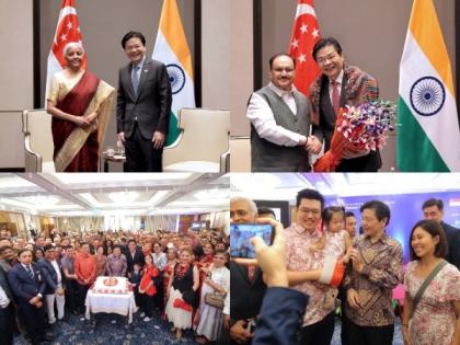 Singapore PM Wong calls New Delhi visit "productive", joins SG60 reception | Singapore PM Wong calls New Delhi visit "productive", joins SG60 reception Singapore PM Wong calls New Delhi visit "productive", joins SG60 reception | Singapore PM Wong calls New Delhi visit "productive", joins SG60 reception