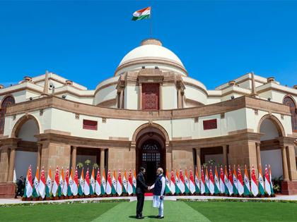 "India-Singapore agreements will be reviewed timely to accelerate mutual trade," PM Modi says | "India-Singapore agreements will be reviewed timely to accelerate mutual trade," PM Modi says "India-Singapore agreements will be reviewed timely to accelerate mutual trade," PM Modi says | "India-Singapore agreements will be reviewed timely to accelerate mutual trade," PM Modi says