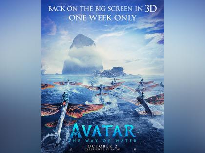 James Cameron's Oscar-winning 'Avatar: The Way of Water' to re-release in Indian theatres | James Cameron's Oscar-winning 'Avatar: The Way of Water' to re-release in Indian theatres James Cameron's Oscar-winning 'Avatar: The Way of Water' to re-release in Indian theatres | James Cameron's Oscar-winning 'Avatar: The Way of Water' to re-release in Indian theatres