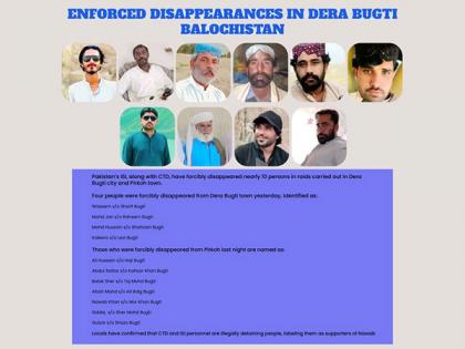 Balochistan: Multiple enforced disappearances reported in Dera Bugti and Pirkoh | Balochistan: Multiple enforced disappearances reported in Dera Bugti and Pirkoh Balochistan: Multiple enforced disappearances reported in Dera Bugti and Pirkoh | Balochistan: Multiple enforced disappearances reported in Dera Bugti and Pirkoh