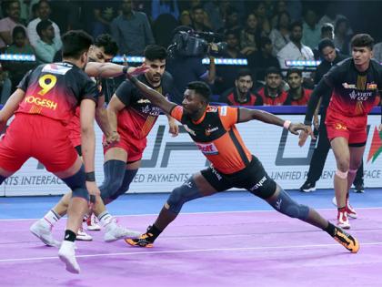 PKL: U Mumba's Ajit Chouhan and their great wall of defence script dominating win over Bengaluru Bulls | PKL: U Mumba's Ajit Chouhan and their great wall of defence script dominating win over Bengaluru Bulls PKL: U Mumba's Ajit Chouhan and their great wall of defence script dominating win over Bengaluru Bulls | PKL: U Mumba's Ajit Chouhan and their great wall of defence script dominating win over Bengaluru Bulls