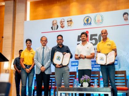India's first-ever 5150 Triathlon launched in Chennai | India's first-ever 5150 Triathlon launched in Chennai India's first-ever 5150 Triathlon launched in Chennai | India's first-ever 5150 Triathlon launched in Chennai
