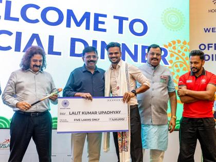 Hockey India felicitates Vandana Katariya and Lalit Upadhyay for their stellar careers | Hockey India felicitates Vandana Katariya and Lalit Upadhyay for their stellar careers