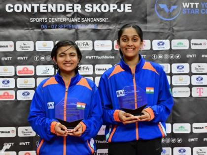 Divyanshi Bhowmick, Ananya Muralidharan clinch U-15 girls' doubles title at WTT Youth Star Contender | Divyanshi Bhowmick, Ananya Muralidharan clinch U-15 girls' doubles title at WTT Youth Star Contender