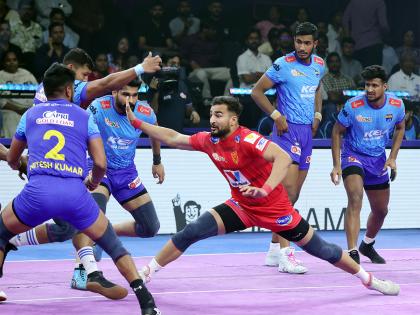 PKL 12: Ashu's 16 points help Dabang Delhi remain undefeated with commanding triumph over Bengal Warriorz | PKL 12: Ashu's 16 points help Dabang Delhi remain undefeated with commanding triumph over Bengal Warriorz PKL 12: Ashu's 16 points help Dabang Delhi remain undefeated with commanding triumph over Bengal Warriorz | PKL 12: Ashu's 16 points help Dabang Delhi remain undefeated with commanding triumph over Bengal Warriorz