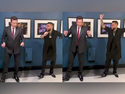 Jimmy Fallon tries 'Bhangra' with Karan Aujla, fans say "Punjabi cha gaye oye" | Jimmy Fallon tries 'Bhangra' with Karan Aujla, fans say "Punjabi cha gaye oye" Jimmy Fallon tries 'Bhangra' with Karan Aujla, fans say "Punjabi cha gaye oye" | Jimmy Fallon tries 'Bhangra' with Karan Aujla, fans say "Punjabi cha gaye oye"