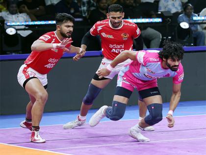"Going to our home ground with confidence": Jaipur Pink Panthers' Nitin Kumar on home leg after ecstatic Golden Raid win | "Going to our home ground with confidence": Jaipur Pink Panthers' Nitin Kumar on home leg after ecstatic Golden Raid win "Going to our home ground with confidence": Jaipur Pink Panthers' Nitin Kumar on home leg after ecstatic Golden Raid win | "Going to our home ground with confidence": Jaipur Pink Panthers' Nitin Kumar on home leg after ecstatic Golden Raid win