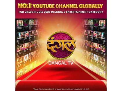 Dangal TV Channel Ranked No.1 on YouTube Globally as per Tubular Leaderboard in Media & Entertainment and Films & Movies Categories | Dangal TV Channel Ranked No.1 on YouTube Globally as per Tubular Leaderboard in Media & Entertainment and Films & Movies Categories