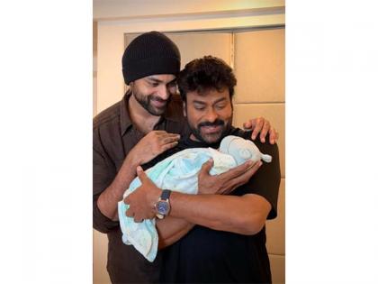 Chiranjeevi shares adorable picture with Varun Tej's son | Chiranjeevi shares adorable picture with Varun Tej's son