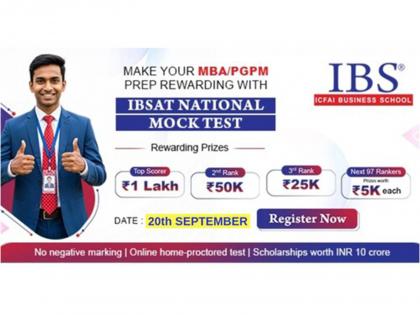 IBSAT National Mock Test Offers Prizes Worth ₹10 Lakh | IBSAT National Mock Test Offers Prizes Worth ₹10 Lakh